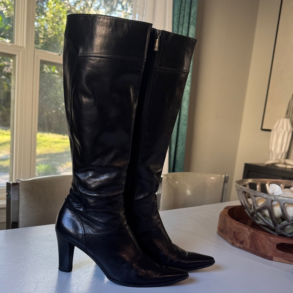 Nando Muzi Italian leather Knee-High Boots
